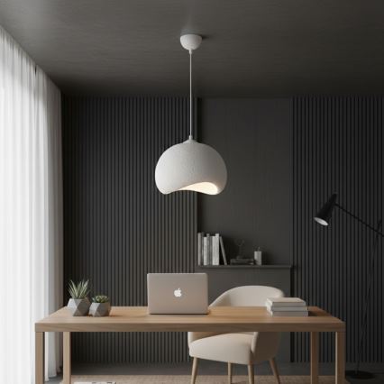 Brilagi - Luster na kabelu YONTU 1xE27/40W/230V Ø 34 cm bijela