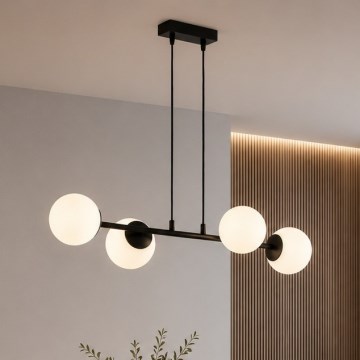 Brilagi - Luster na kablu MILO 4xE27/60W/230V crna