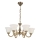 Brilagi - Luster na lancu CLASSIC 6xE14/10W/230V mesing