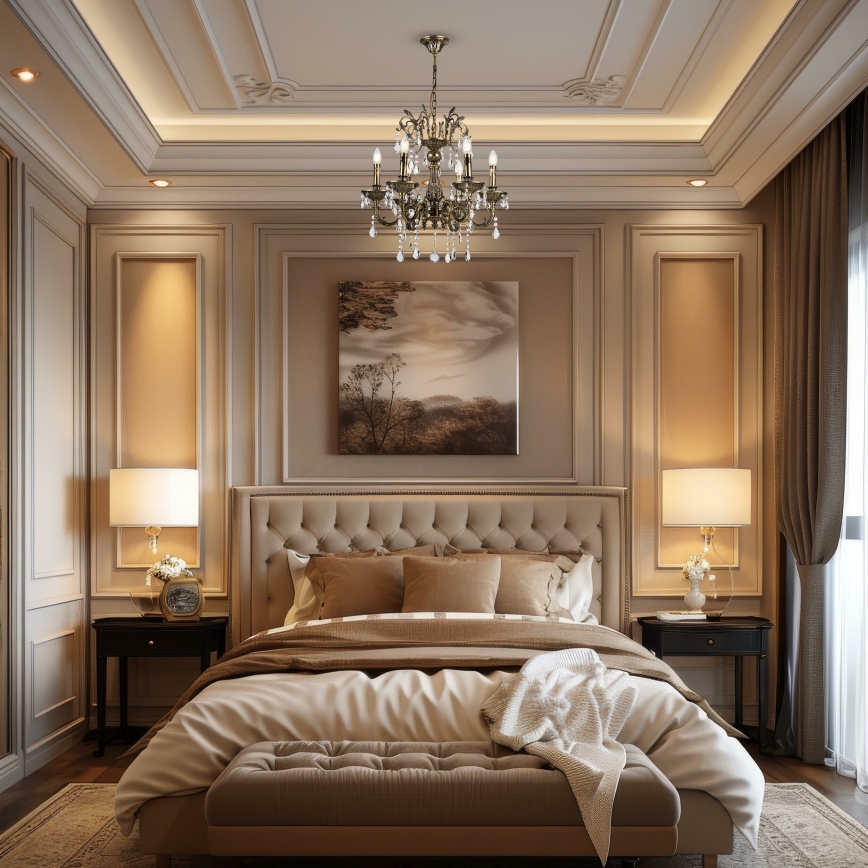 Brilagi - Luster na lancu CLASSIC 6xE14/60W/230V mesing