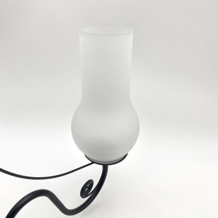 Brilagi - Luster na lancu COTTAGE 3xE14/40W/230V crna/bijela