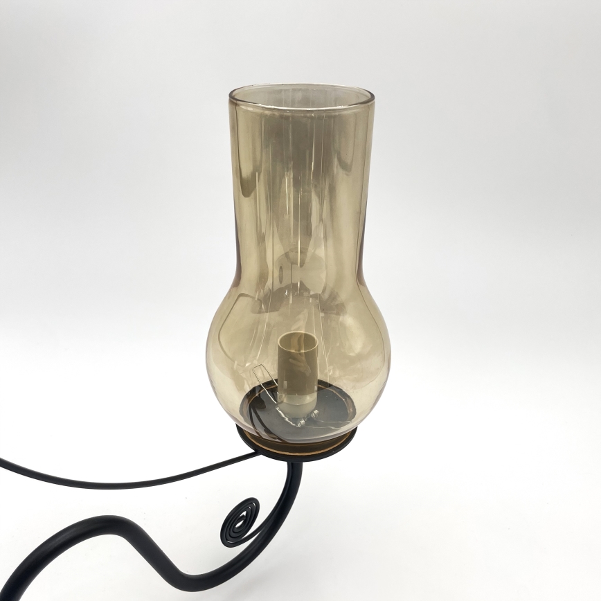 Brilagi - Luster na lancu COTTAGE 3xE14/40W/230V crna/smeđa