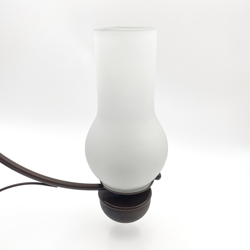 Brilagi - Luster na lancu COTTAGE 3xE14/40W/230V hrast/bijela