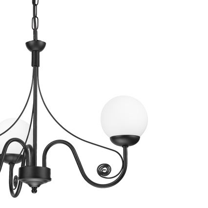 Brilagi - Luster na lancu COTTAGE 3xG9/40W/230V crna/bijela