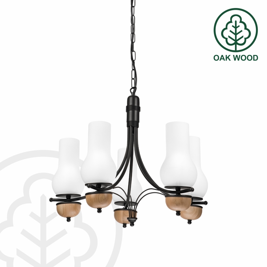 Brilagi - Luster na lancu COTTAGE 5xE14/40W/230V bukva/bijela