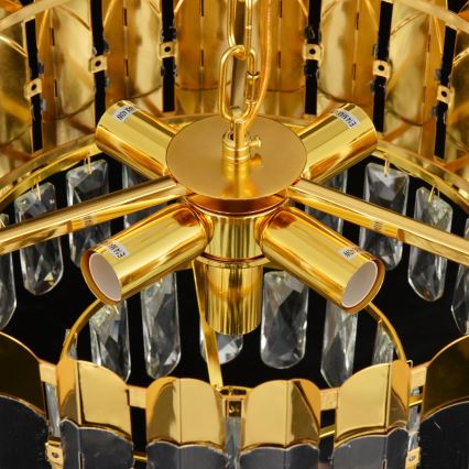 Brilagi - Luster na lancu CRISTAL 5xE14/40W/230V Ø 38 cm