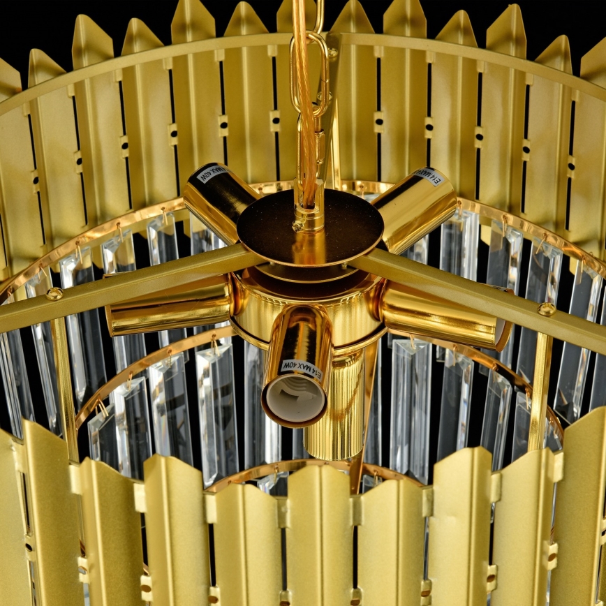 Brilagi - Luster na lancu CRISTAL 5xE14/40W/230V Ø 45 cm