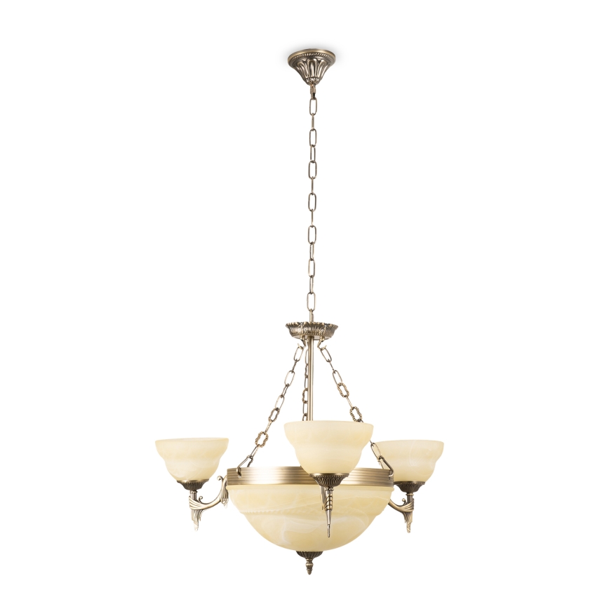 BRILAGI - Luster na lancu DAHLIA 6xE27/40W/230V Ø 74 cm mesing