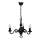 Brilagi - Luster na lancu IMPERO 3xE14/60W/230V crni
