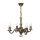 Brilagi - Luster na lancu IMPERO 4xE14/60W/230V mesing