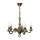 Brilagi - Luster na lancu IMPERO 5xE14/60W/230V mesing