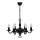 Brilagi - Luster na lancu IMPERO 6xE14/60W/230V crni
