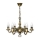 Brilagi - Luster na lancu IMPERO 6xE14/60W/230V mesing