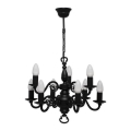 Brilagi - Luster na lancu IMPERO 9xE14/60W/230V crna