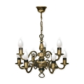 Brilagi - Luster na lancu IMPERO 9xE14/60W/230V mesing
