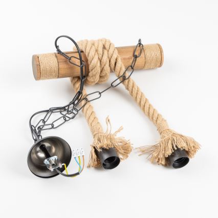 Brilagi - Luster na lancu KOS 2xE27/60W/230V bukva