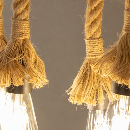 Brilagi - Luster na lancu KOS 6xE27/60W/230V bukva