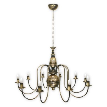 Brilagi - Luster na lancu OPERA MAX 10xE14/60W/230V mesing