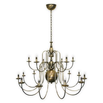 Brilagi - Luster na lancu OPERA MAX 18xE14/60W/230V mesing