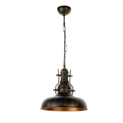 Brilagi - Luster na lancu PYRONIC 1xE27/40W/230V Ø 32 cm brončana/patina