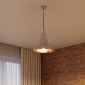 Brilagi - Luster na lancu PYRONIC 1xE27/40W/230V Ø 32 cm krem/patina