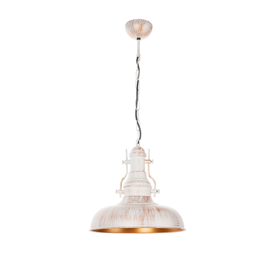 Brilagi - Luster na lancu PYRONIC 1xE27/40W/230V Ø 32 cm krem/patina
