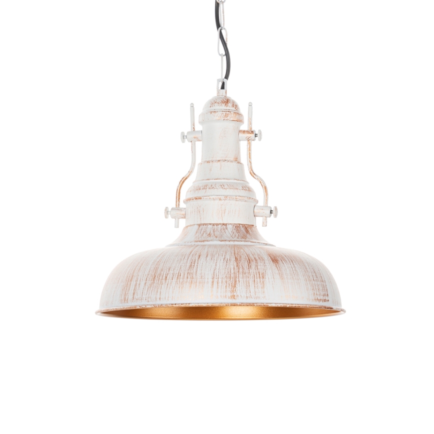 Brilagi - Luster na lancu PYRONIC 1xE27/40W/230V Ø 32 cm krem/patina