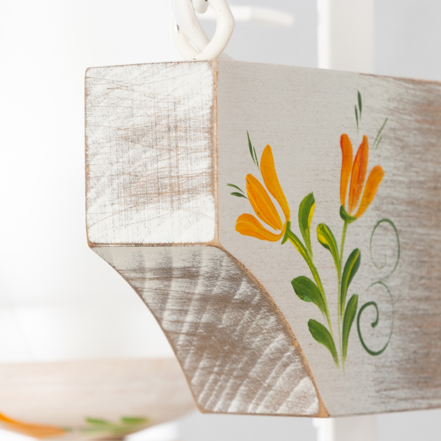 Brilagi - Luster na lancu QUEEN 2xE14/40W/230V bukva/krem