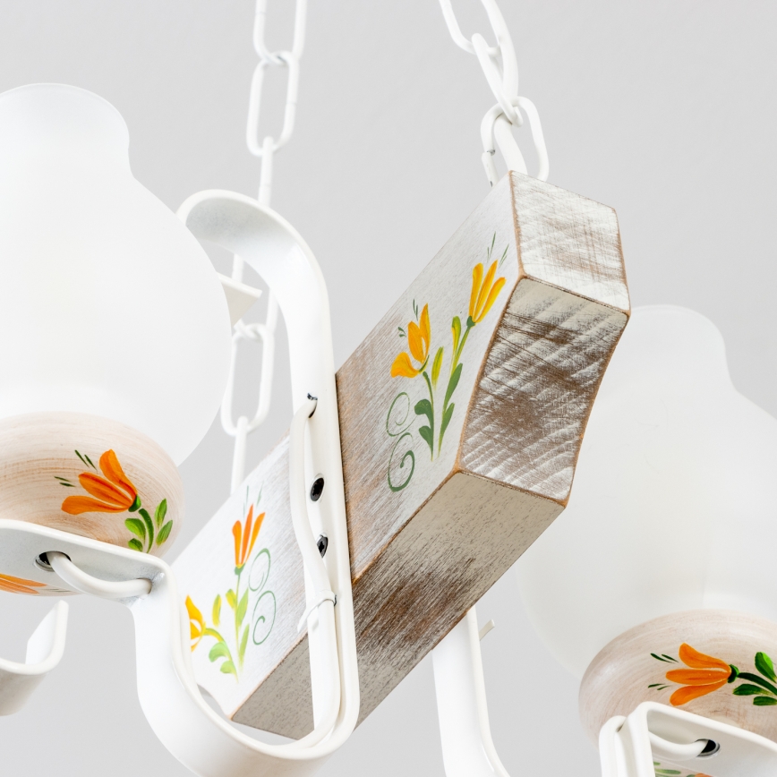 Brilagi - Luster na lancu QUEEN 2xE14/40W/230V bukva/krem