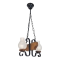 Brilagi - Luster na lancu QUEEN 2xE14/40W/230V bukva/orah