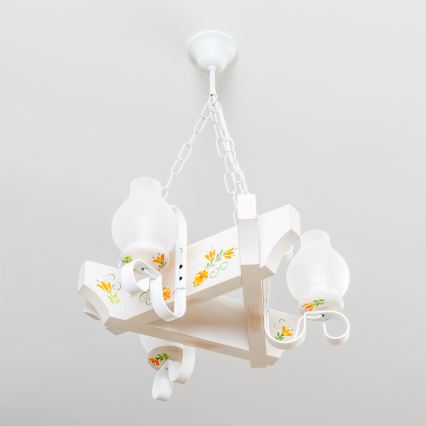 Brilagi - Luster na lancu QUEEN 3xE14/40W/230V buk/krem