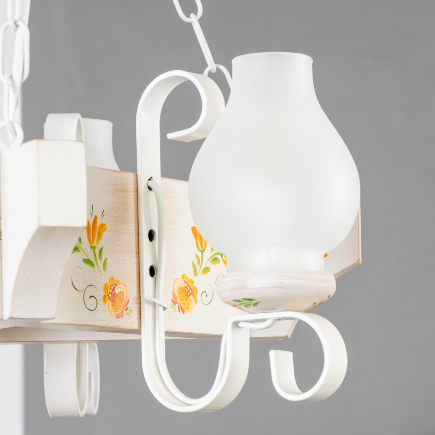 Brilagi - Luster na lancu QUEEN 3xE14/40W/230V buk/krem