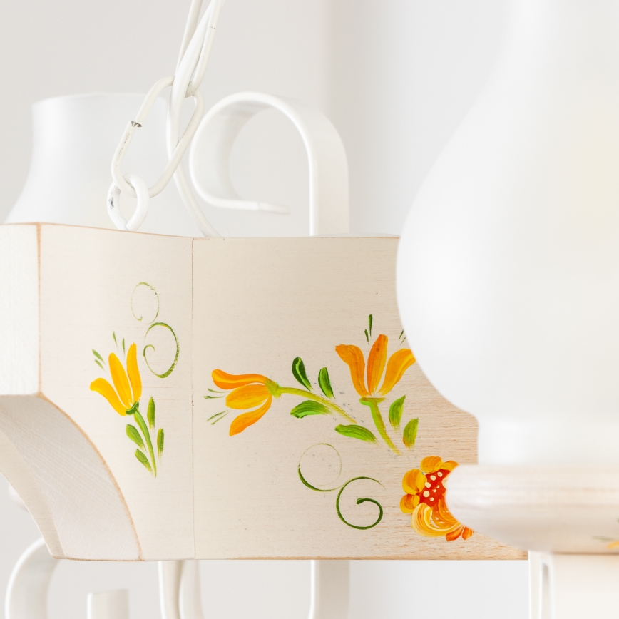 Brilagi - Luster na lancu QUEEN 3xE14/40W/230V buk/krem