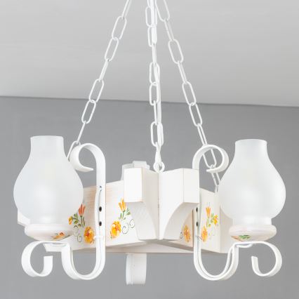 Brilagi - Luster na lancu QUEEN 3xE14/40W/230V buk/krem