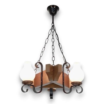 Brilagi - Luster na lancu QUEEN 3xE14/40W/230V bukva/orah