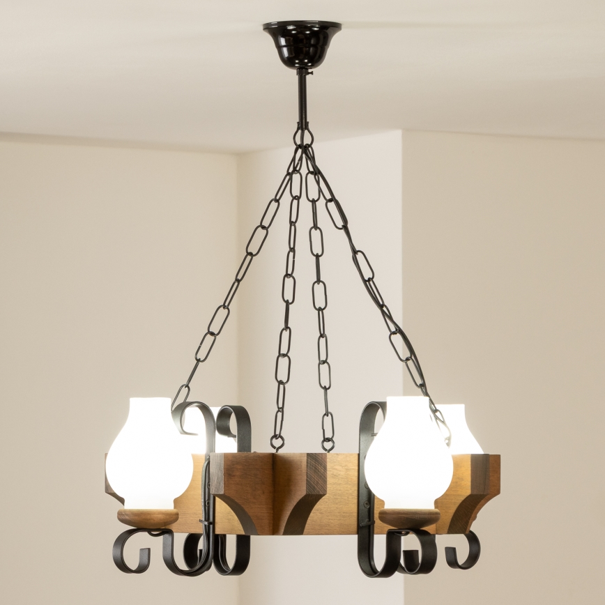 Brilagi - Luster na lancu QUEEN 4xE14/40W/230V bukva