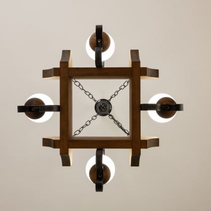 Brilagi - Luster na lancu QUEEN 4xE14/40W/230V bukva