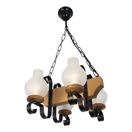 Brilagi - Luster na lancu QUEEN 4xE14/40W/230V bukva