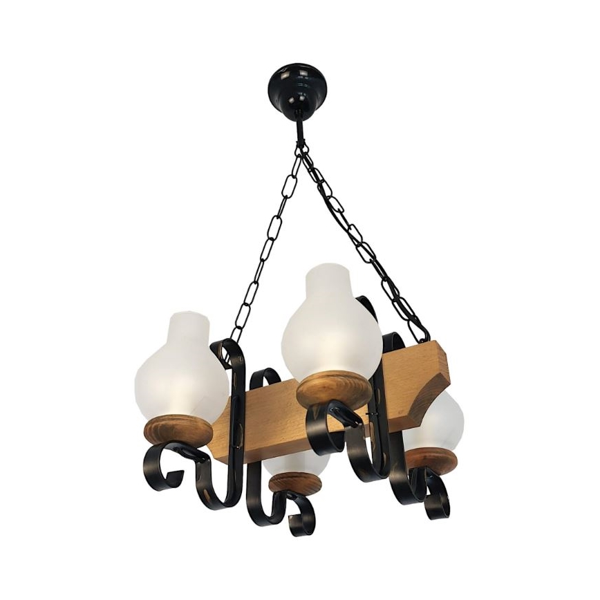 Brilagi - Luster na lancu QUEEN 4xE14/40W/230V bukva