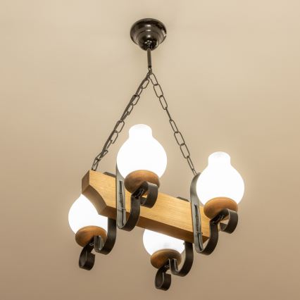 Brilagi - Luster na lancu QUEEN 4xE14/40W/230V bukva