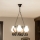 Brilagi - Luster na lancu QUEEN 4xE14/40W/230V hrast