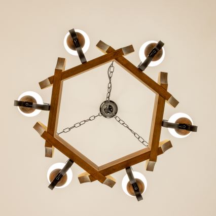 Brilagi - Luster na lancu QUEEN 6xE14/40W/230V bukva