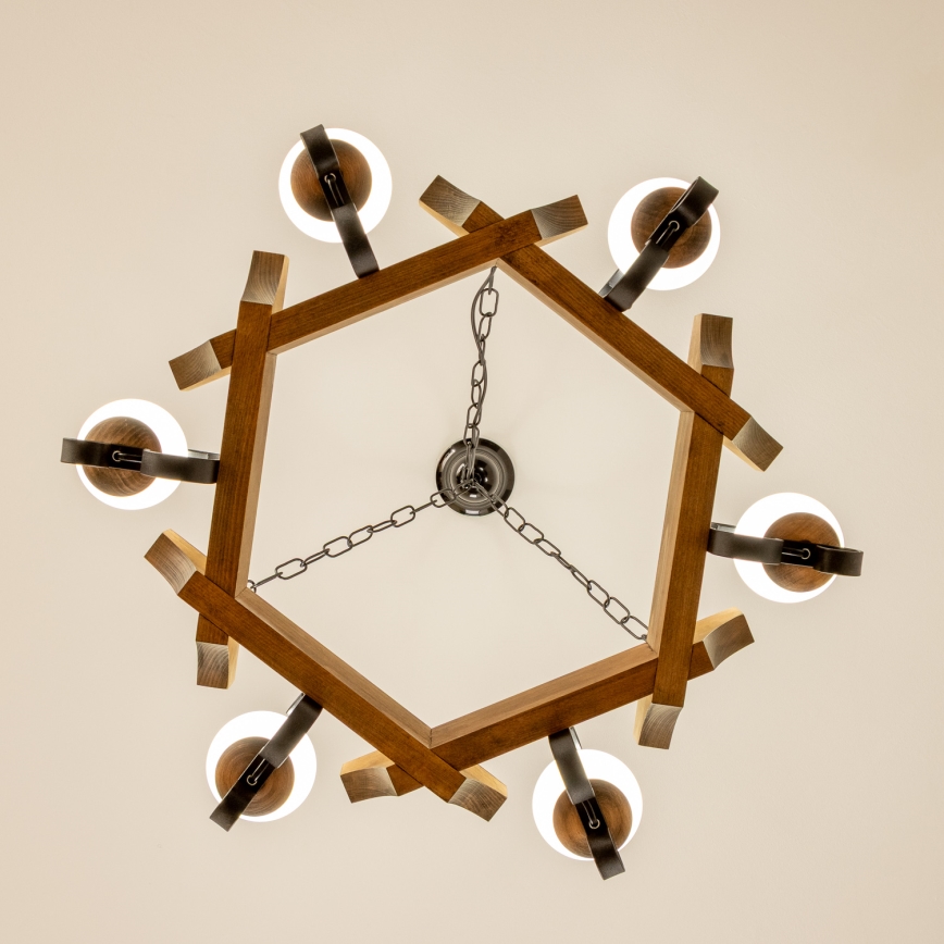 Brilagi - Luster na lancu QUEEN 6xE14/40W/230V bukva