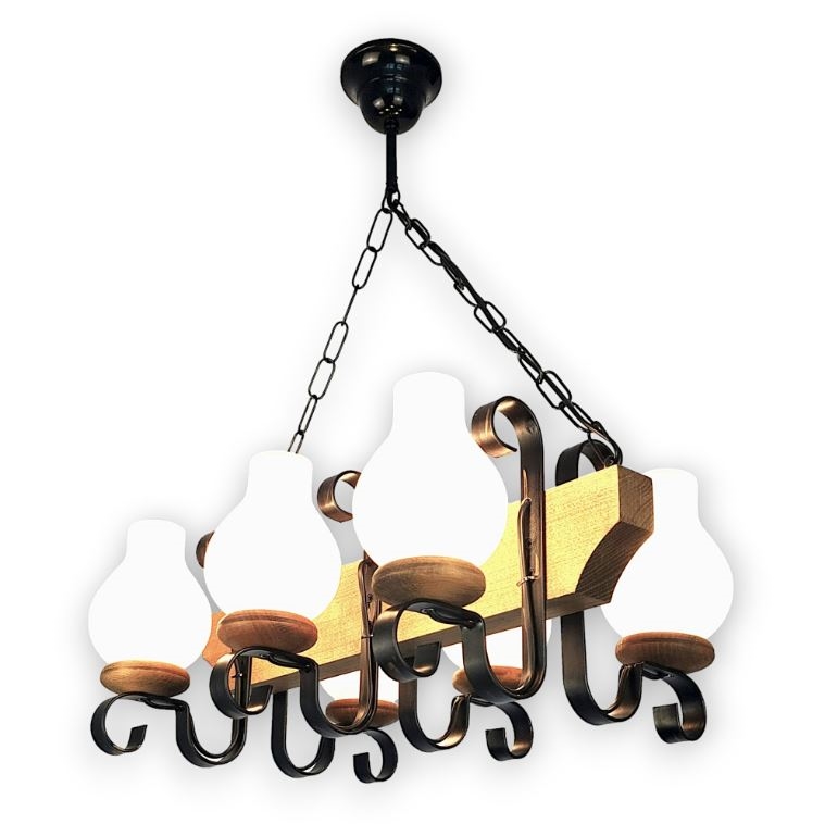 Brilagi - Luster na lancu QUEEN 6xE14/40W/230V bukva