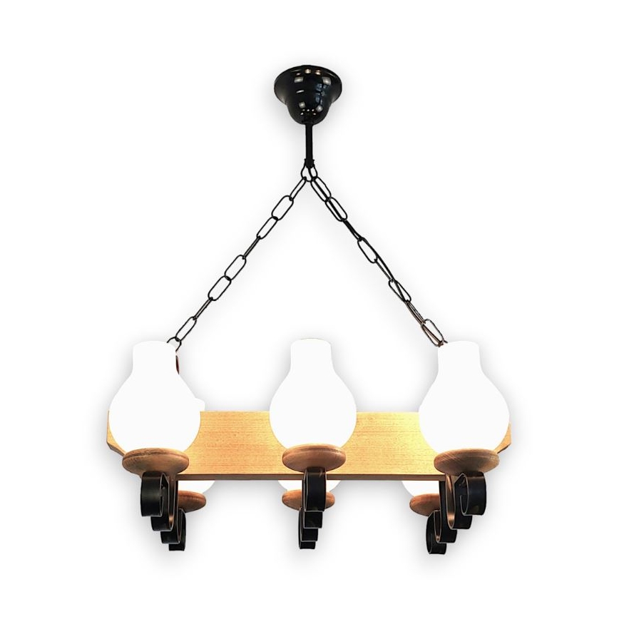 Brilagi - Luster na lancu QUEEN 6xE14/40W/230V bukva