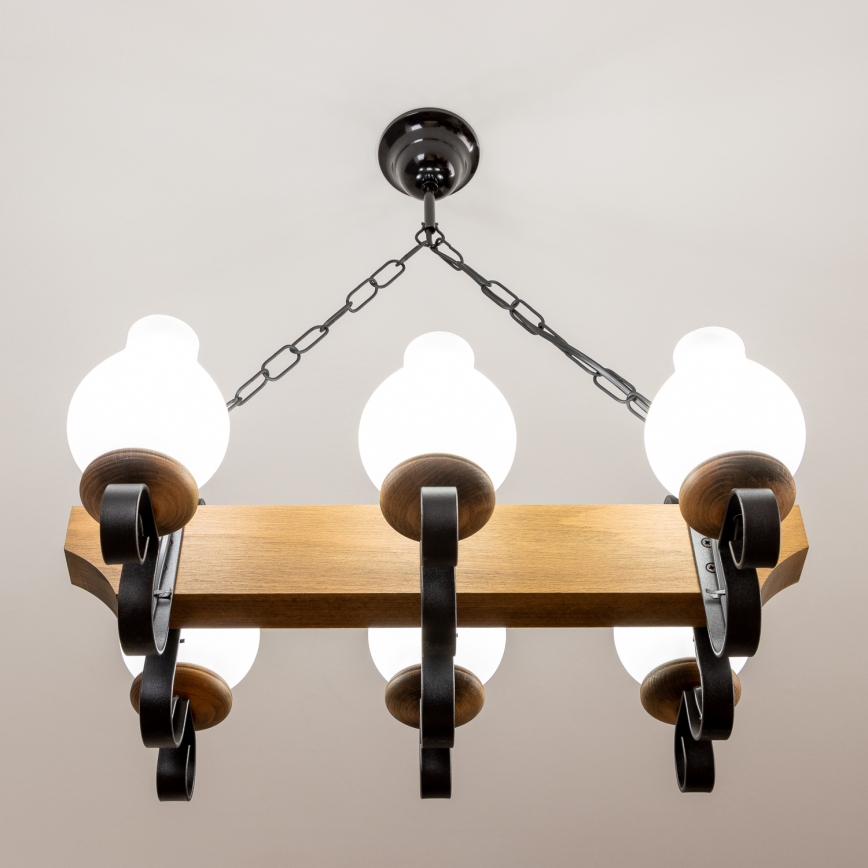 Brilagi - Luster na lancu QUEEN 6xE14/40W/230V bukva