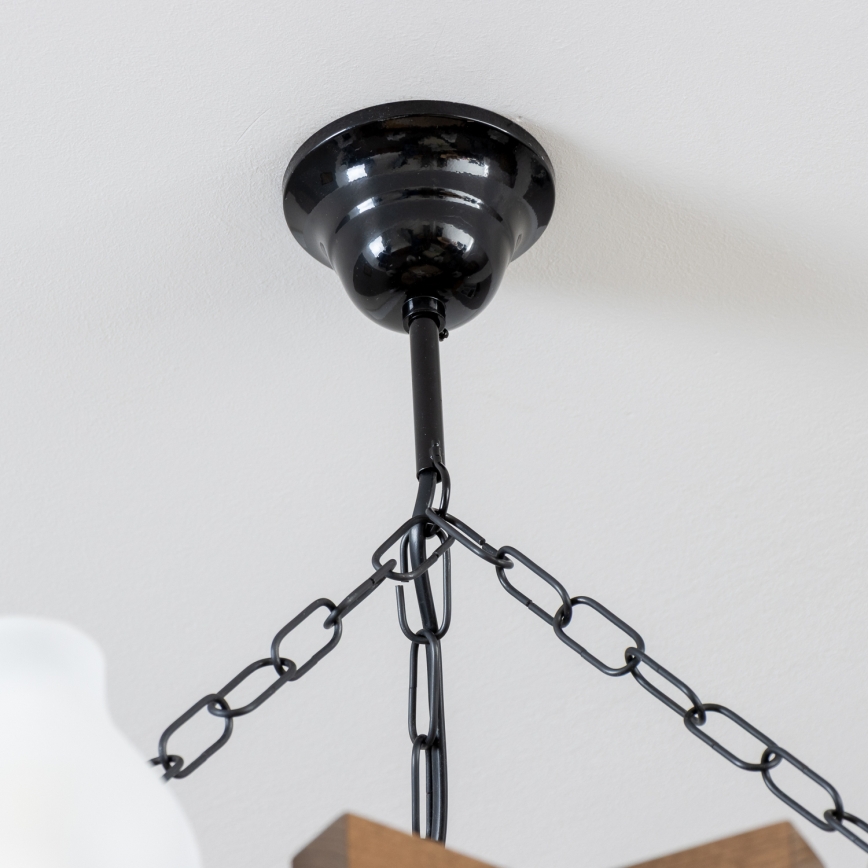 Brilagi - Luster na lancu QUEEN 6xE14/40W/230V bukva/orah