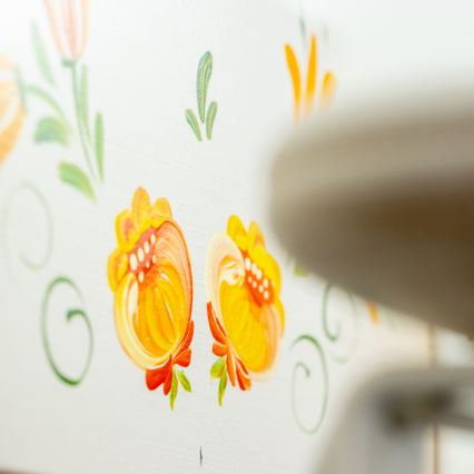 Brilagi - Luster na lancu QUEEN 8xE14/40W/230V buk/krem