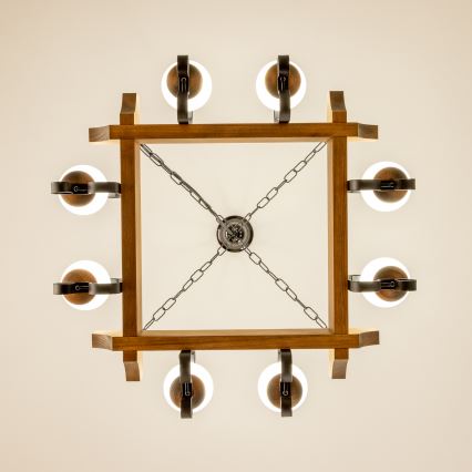 Brilagi - Luster na lancu QUEEN 8xE14/40W/230V bukva