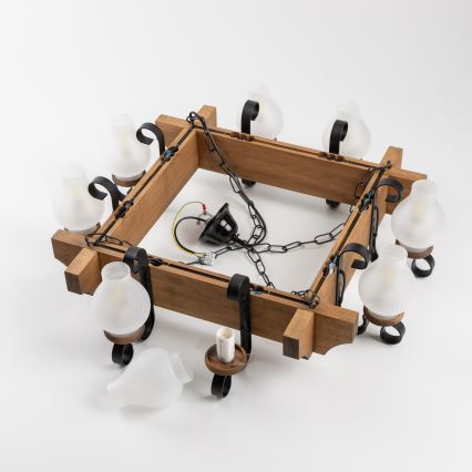 Brilagi - Luster na lancu QUEEN 8xE14/40W/230V bukva